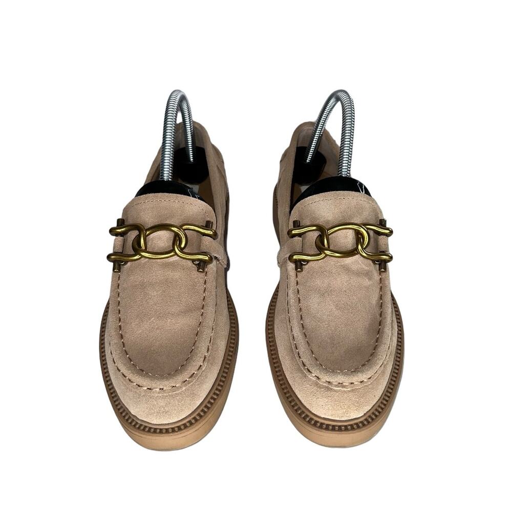 Steve Madden Karmine Suede Leather Flat Loafers Buckles Women's Shoes Size 7.5 - Picture 6 of 9